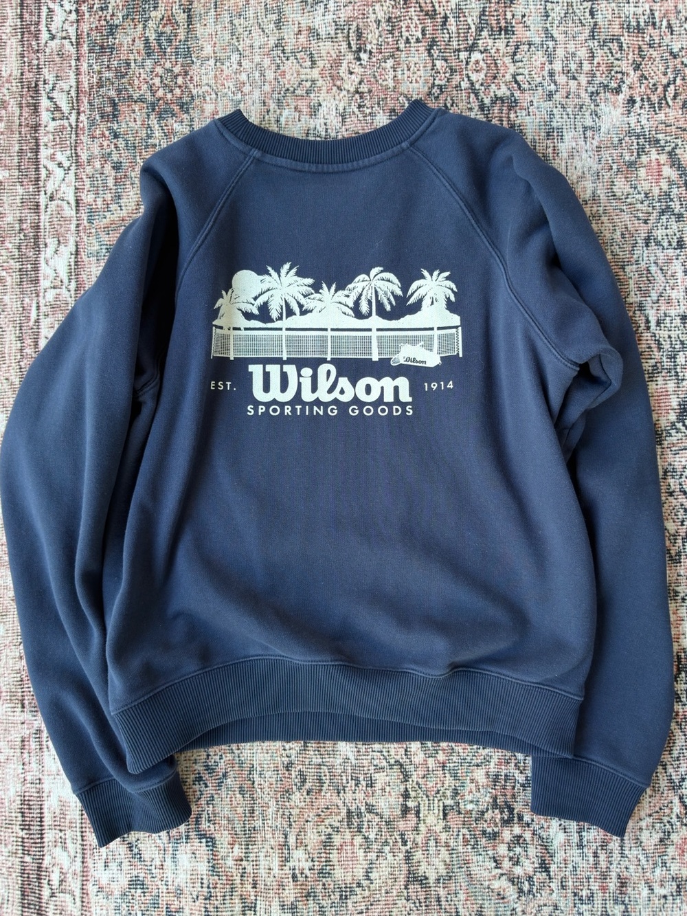 Wilson Desert Vibes BNP Paribas Indian Wells Tennis Paradise Sweatshirt Size XS